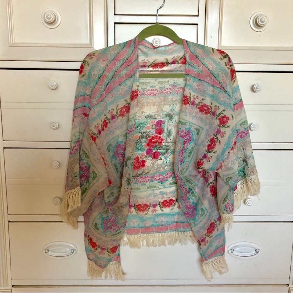 Fringe swim or festival coverup one size fits all